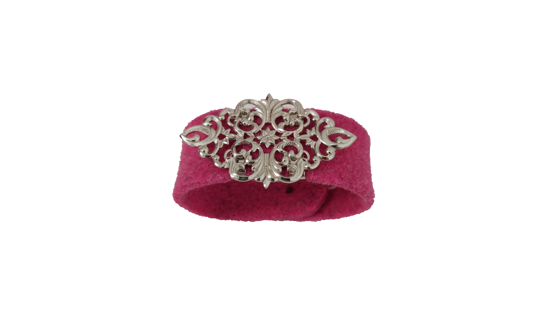 FELT BRACELET BAYERN (rose)