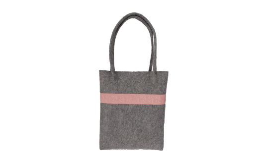 FELT SHOPPER TIROL (grey/pink)